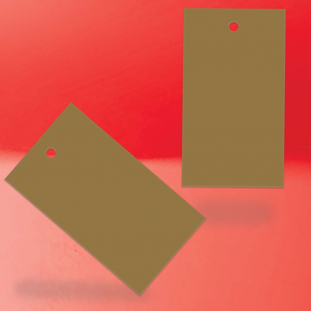 Kraft Custom Printed Hanging Hole Clothing Shopping Tags, 