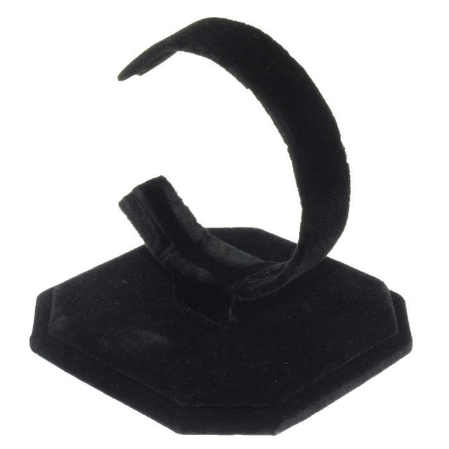 Black Velvet Watch Display Stand 
