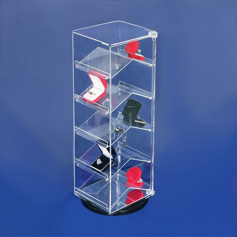 Acrylic Rotating Display Case - Lock Included