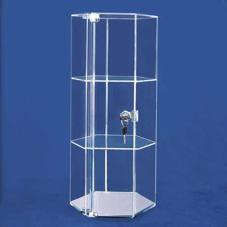 Clear Acrylic Rotating Display Case