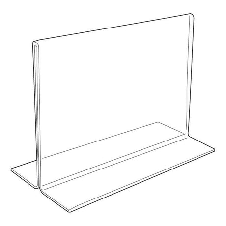 Clear Acrylic Table Top Restaurant Menu Sign Holder 7" x 5-1/2" H