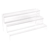 Clear Acrylic 3 Tier Riser Shelves Display Stand