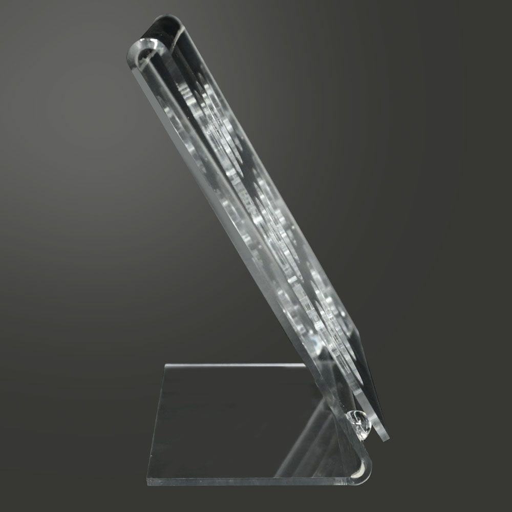 Clear Acrylic 12 Compartment Gemstone Jar Holder - Jars Diameter 1-1/8" 