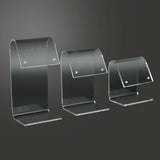 3 Piece Clear Acrylic Jewelry Earring Display