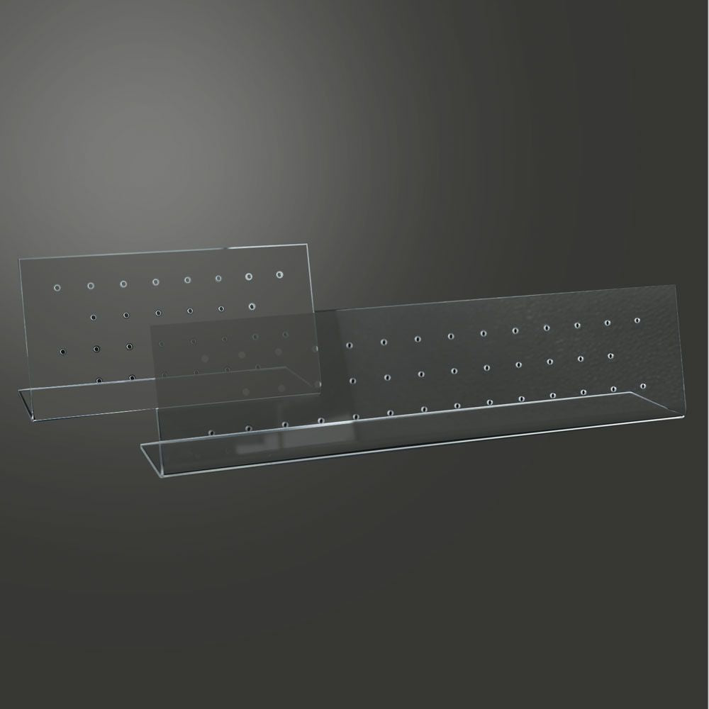 2-Piece Clear Acrylic Earring / Jewelry Display Set