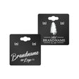 Black Earring Card With Keyhole 1-1/2" x 1-1/2"