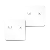 Glossy White Earring Card 1-1/2" x 1-1/2"