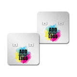 Shimmer Silver Earring Card 1-1/2" x 1-1/2"