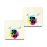 Shimmer White Gold Earring Card 1-1/2" x 1-1/2"