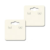 Hanging Ivory Earring Card 1-1/2" x 1-1/2"
