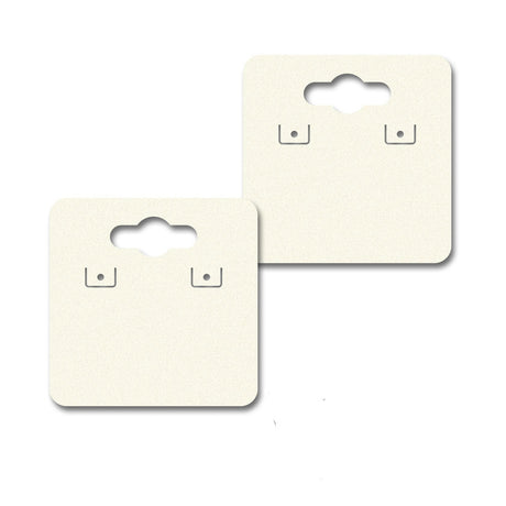 Hanging Ivory Earring Card 1-1/2" x 1-1/2"
