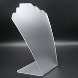 Frosted Acrylic Jewelry Necklace or Chain Display Stand