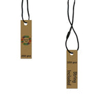 Kraft Custom Hang Tag-Rectangle - 1-3/4" x 1/2"(200 pcs)