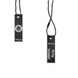 Matte Black Custom Hang Tag-Rectangle - 1-3/4" x 1/2"(200 pcs)