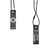 Shimmer Black Custom Hang Tag-Rectangle - 1-3/4" x 1/2"(200 pcs)