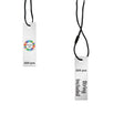 Shimmer Silver Custom Hang Tag-Rectangle - 1-3/4" x 1/2"(200 pcs)