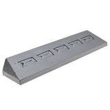 Steel Grey Leatherette 5-Slot Jewelry Ring Display Tray