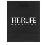 Premium Black Paper Eurototes with custom logo added