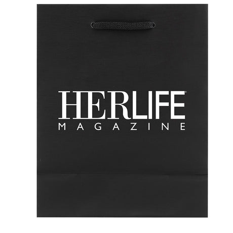 Premium Black Paper Eurototes with custom logo added