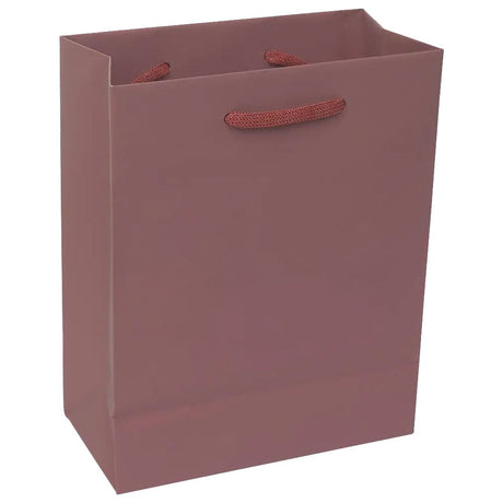 Premium Burgundy Paper Eurototes - 8&quot; x 4&quot; x 10&quot;