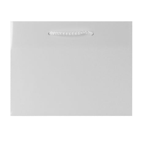 Premium Matte White Paper Eurototes - 9" x 3.5" x 7"