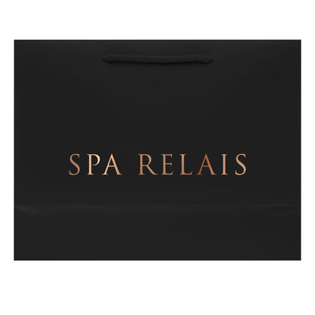 Premium Matte Black Eurotote Shopping Bags -Medium 13"x5"x10"