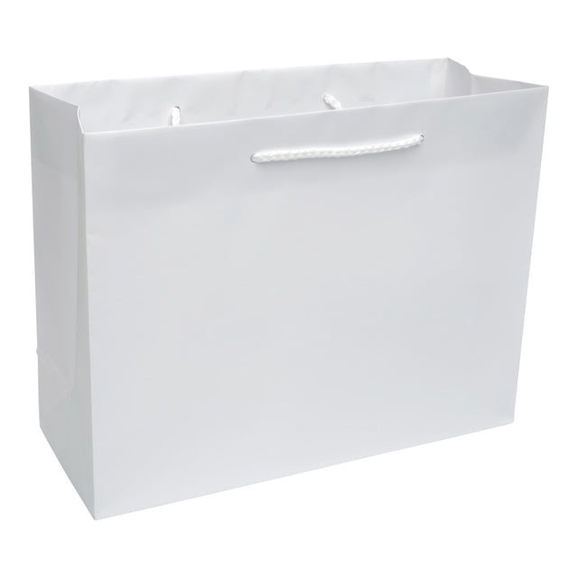 Premium Matte White Paper Eurototes - 20" x 6" x 16"