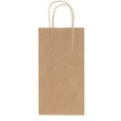 Natural Brown Kraft Wine Shopping Bags