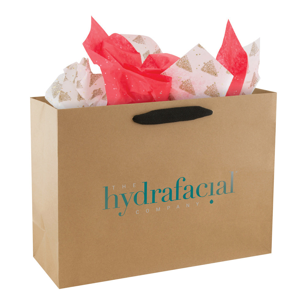 Premium Natural Kraft Eurotote Shopping Bags - Medium 13"x5"x10"