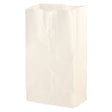 SOS White Paper Bag  5 "x 3.125" x 9.75"