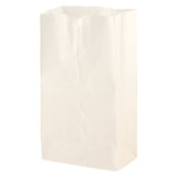SOS White Paper Bag  5 "x 3.125" x 9.75"