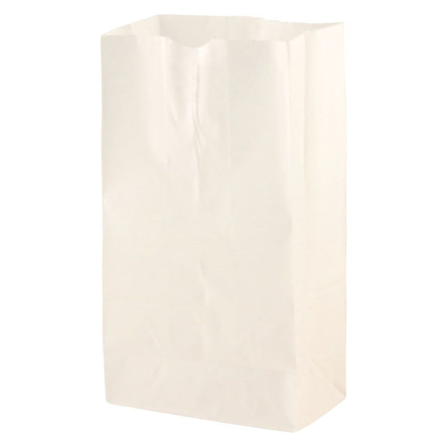 SOS White Paper Bag  5 "x 3.125" x 9.75"