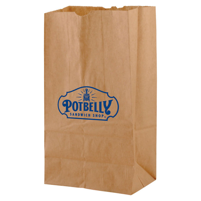 SOS Kraft Paper Bag  6 "x 3.625" x 11"