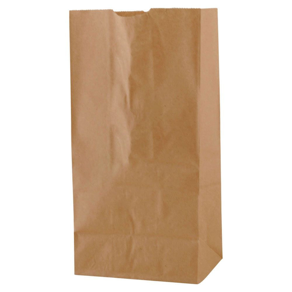 SOS Kraft Paper Bag 6.125 "x 4" x 12.375"