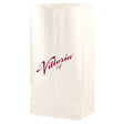 SOS White Paper Bag 6.125 "x 4" x 12.375"