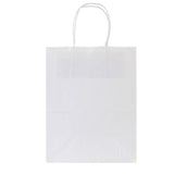 White Kraft Paper Gift Shopping Bags Wholesale