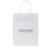 White Kraft Paper shopping bags with custom logo