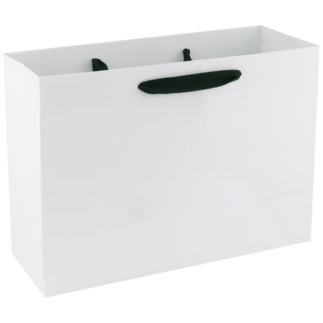 Premium White Kraft Shopping Bags -Vogue 16"x 6"x12"