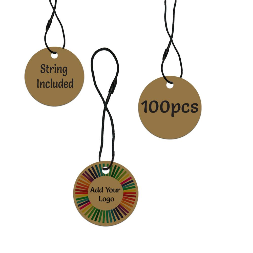 Circle Tag String Kraft Circle Tags Printable | Gems on Display