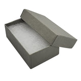 Premium Slate Grey Cotton Filled Jewelry Gift Boxes #21