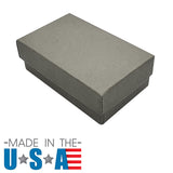 Premium Slate Grey Cotton Filled Jewelry Gift Boxes #21