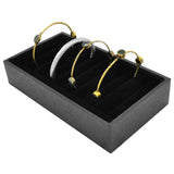 Black 9 Slot Jewelry Bangle Display Tray