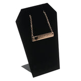Black Velvet Jewelry Earring / Pendant Display Stand - 3-1/4" Tall