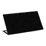 Black Velvet Jewelry Earring / Pendant Display Stand, Holds 3 Pairs