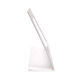 White Leatherette Jewelry Earring Display, Holds 6 Pairs