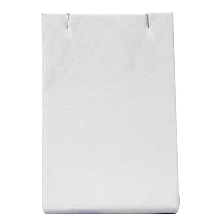 White Leatherette Jewelry Earring / Pendant Display 