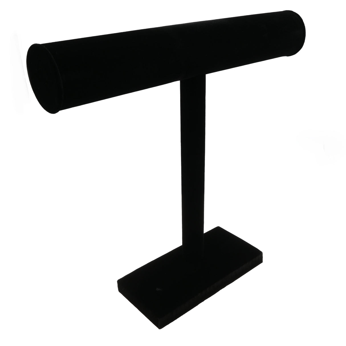 Black Velvet Jewelry T-Bar Display Stand, 12" Tall