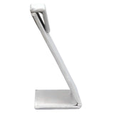 White Leatherette Jewelry Earring Display Stand