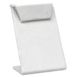 White Leatherette Jewelry Earring Display Stand
