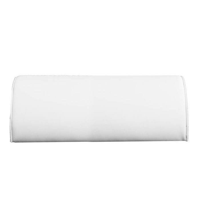 White Leatherette Half Moon Jewelry Bracelet Display